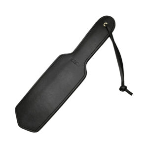 Rouge Leather Paddle Black with Gold Accessories — Power Play Studio