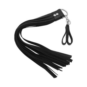 Rouge Leather Two Finger Flogger — Power Play Studio