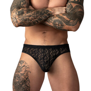 Male Power Ripple Moon Jock Black - view 2