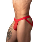 Male Power Mesh 2.0 Strappy Ring Jock Red - view 2