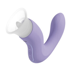 VIVE Dolce Callalily G-Spot Tapping with Tongue Stimulator & Breast/Vulva Pump - view 8 — Power Play Studio