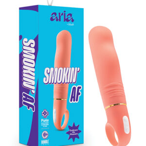 Blush Aria Smokin' AF - Coral — G-Spot Vibrators — Power Play Studio