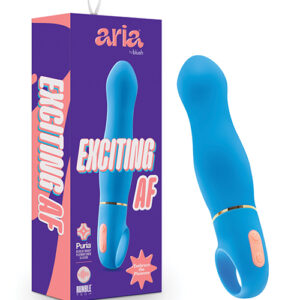 Blush Aria Exciting AF - Blue — G-Spot Vibrators — Power Play Studio