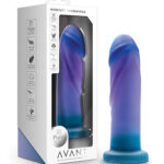 Blush Avant Midnight Rendezvous Silicone Dildo - Ocean Blue — Suction Cup Dildos — Power Play Studio