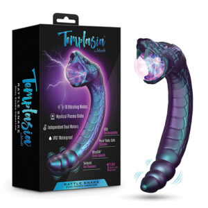 Blush Temptasia - Rattle Snake - Dark Millenia — Dual/Rabbit Vibrators — Power Play Studio
