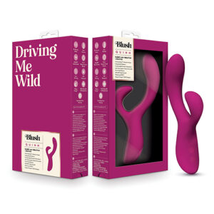 Blush Quinn Rabbit Vibrator - Burgundy — Power Play Studio