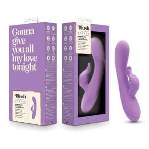 Blush Evelyn Rabbit Vibrator - Purple — Dual/Rabbit Vibrators — Power Play Studio