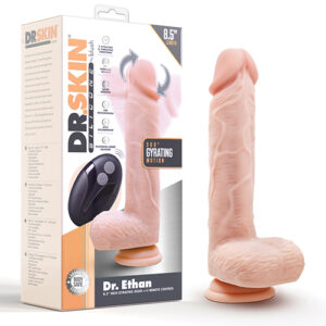 Blush Dr. Skin Dr Ethan 8.5" Gyrating Dildo - Beige — Realistic Dildos — Power Play Studio