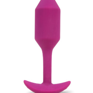b-Vibe Vibrating Weighted Snug Plug M - 112 g Rose — Power Play Studio