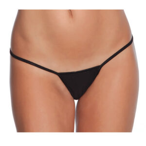 Coquette Low Rise Lycra G-String Black