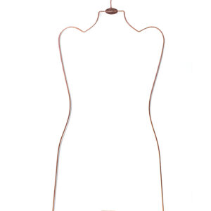 Coquette Branded Metal Body Hanger - Rose Gold