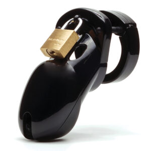 CB-3000 3" Cock Cage & Lock Set - Black — Power Play Studio