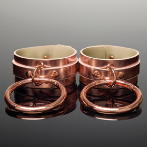 Pleasure Collection Adjustable Handcuffs - Rose Gold — Power Play Studio