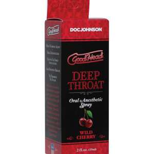 GoodHead Throat Spray - Wild Cherry — Flavoured Lubes — Power Play Studio