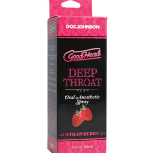 GoodHead Throat Spray - Strawberry — Flavoured Lubes — Power Play Studio