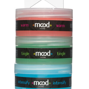 Mood Lube Kissable Foreplay Gels - 2 oz Asst. Flavors Pack of 3 — Flavoured Lubes — Power Play Studio