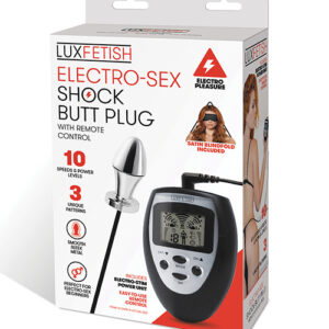 Lux Fetish Electro Sex Shock Butt Plug w/Remote — Power Play Studio