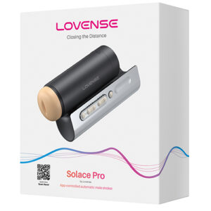 Lovense Solace Pro Thrusting Masturbator Black — Power Play Studio - Power Play Studio, LLC