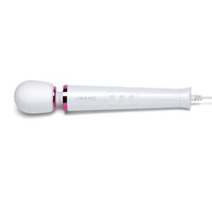 Le Wand Powerful Petite Plug-In Vibrating Massager - White — Power Play Studio
