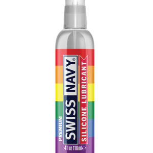 PRIDE Edition Silicone Lubricant - 4 oz Pump — Original Silicone Lubes — Power Play Studio