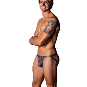 Male Power Pack & Play Jock w/Front Condom Pocket - Rainbow