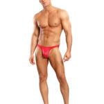 Male Power Satin Bong Thong Red