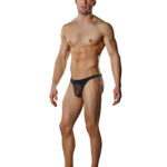 Male Power Sheer Nylon Lycra Pouch Thong Black — Power Play Studio - Power Play Studio, LLC