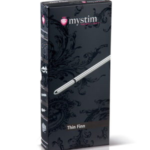 Mystim Thin Finn eStim Urethral Sound - Silver — Electro Toys — Power Play Studio