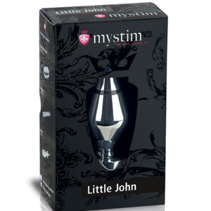 Mystim Little John Buttplug Small Aluminum - Silver — Electro Toys — Power Play Studio