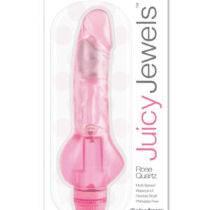 Juicy Jewels Rose Quartz Vibrator - Pink — Power Play Studio
