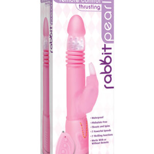 Remote Control Thrusting Rabbit Pearl - Pink — Power Play Studio
