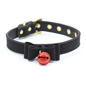 Plesur Cat Bell Bow Tie Collar - Black — Power Play Studio