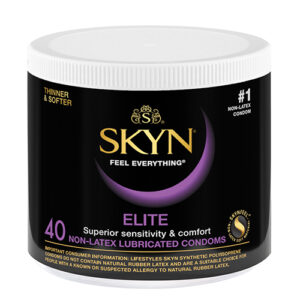 Lifestyles SKYN Elite Ultra Thin Condoms - Bowl of 40 — Power Play Studio