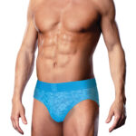 Prowler Lace Open Back Brief Blue — Power Play Studio - Power Play Studio, LLC
