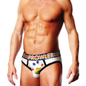 Prowler Oversized Paw Brief - White/Multi