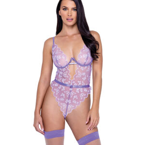 Butterfly Glow Embroidered Teddy — Power Play Studio