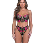 Peony Paradise Underwire Bralette & G String — Power Play Studio - Power Play Studio, LLC