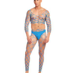Rene Rofe and Pink Lipstick Rainbow Party Future Mode 3 pc Set - Blue