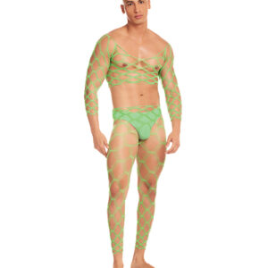 Rene Rofe and Pink Lipstick Rainbow Party Future Mode 3 pc Set - Green