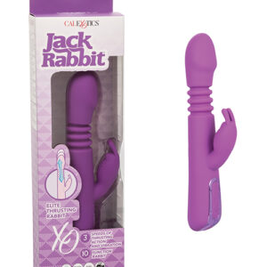 Jack Rabbit Elite Thrusting Rabbit — Dual/Rabbit Vibrators — Power Play Studio