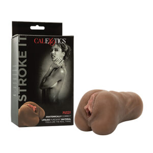 Stroke It Pussy Masturbator - Brown — Realistic Masturbators — Power Play Studio