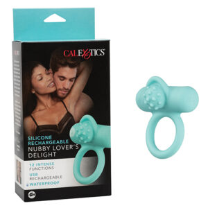 Silicone Rechargeable Nubby Lovers Delight — Cock Rings — Power Play Studio