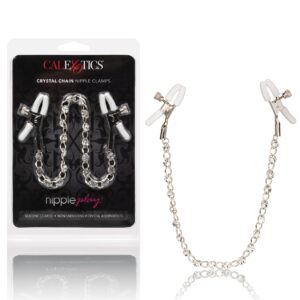Nipple Play Crystal Nipple Clamps - Clear — Power Play Studio