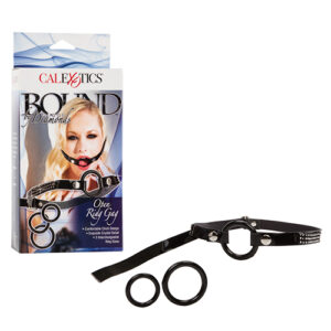 Bound by Diamonds Open Ring Gag - Black — Ball Gags — Power Play Studio