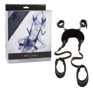 Nocturnal Collection Position Strap w/Pillow - Black — Bondage Kits — Power Play Studio