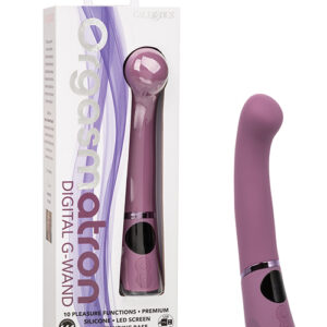 Orgasmatron Digital G-Wand Vibrator - Purple — Cordless Wand Massagers — Power Play Studio