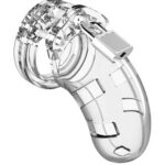 Shots Man Cage Chastity 3.5" Cock Cage Model 1 - Clear — Chastity Cages — Power Play Studio