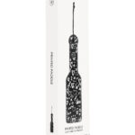 Shots Ouch Love Street Art Fashion Printed Paddle - Black — Textured / Embossed Paddles — Power Play Studio