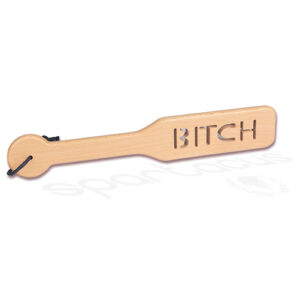 Spartacus Zelkova Wood Paddle - 32 cm Bitch — Power Play Studio