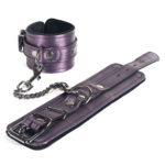 Spartacus Galaxy Legend Faux Leather Wrist Restraints Purple — Power Play Studio - Power Play Studio, LLC